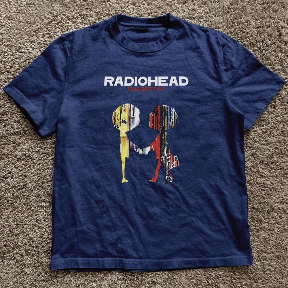Navy Blue Radiohead The Best Of Band Tee